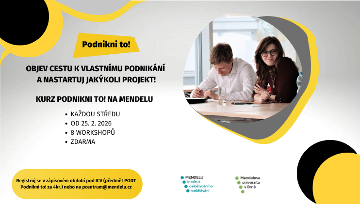 Podnikni to! - LS 2026 - web banner